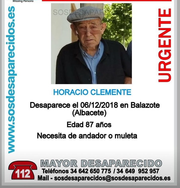 Intensifican la búsqueda del hombre de 87 años desparecido de la residencia de mayores de Balazote (Albacete)
