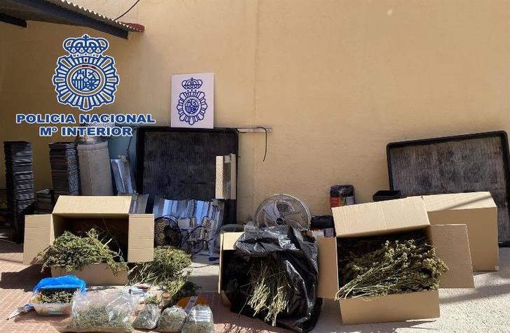 Dos detenidos en Alcázar de San Juan por tener una una plantación 'indoor' de marihuana