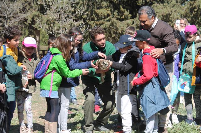El Centro de la Fauna Silvestre de Albacete celebra el Día Internacional de los Bosques con la suelta de un águila ratonera