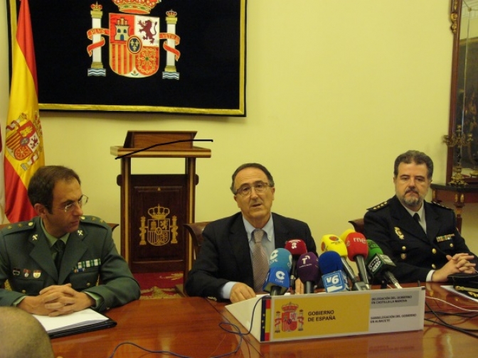 El subdelegado del Gobierno en Albacete presenta los Planes de Seguridad de las Fuerzas y Cuerpos de Seguridad del Estado