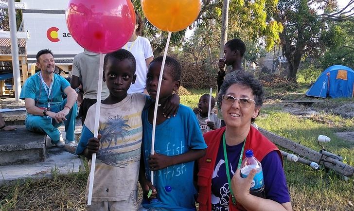 Adoración, enfermera ciudadrealeña, forma parte del equipo de la Agencia Española de Cooperación Internacional a Mozambique