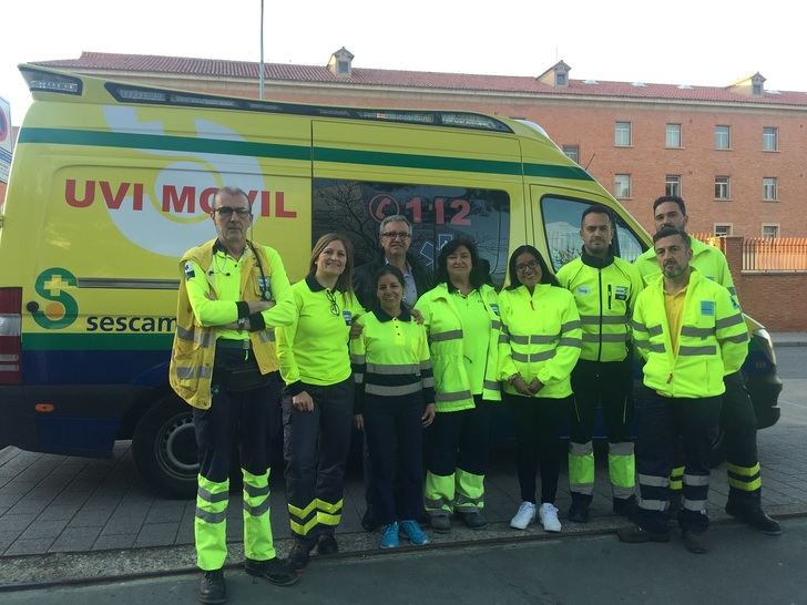 Enfermeras peruanas realizan prácticas con profesionales de atención primaria, emergencias y transporte sanitario en Albacete