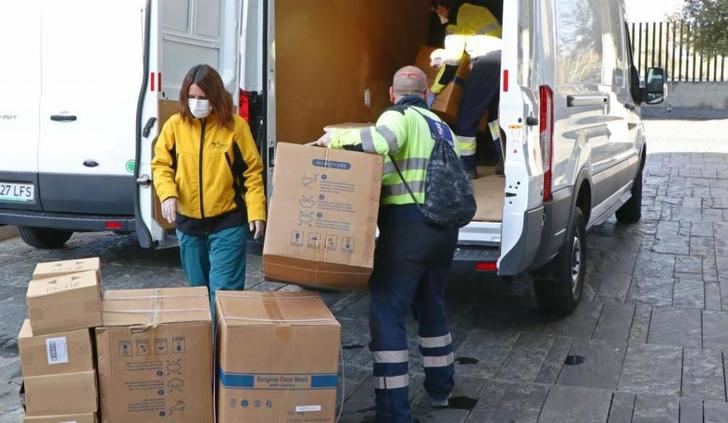672.000 artículos de protección llegaron esta semana a los centros sanitarios de Castilla-La Mancha