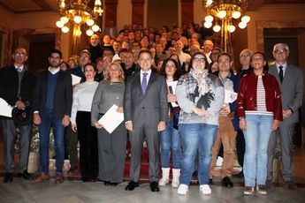 Manuel Serrano rinde homenaje a 150 jubilados del Ayuntamiento de Albacete