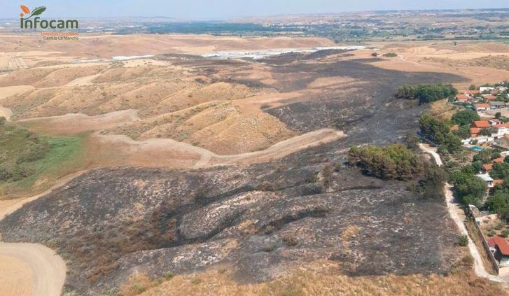 La Junta investiga con Guardia Civil los fuegos de Borox y espera que el último quede extinguido este miércoles