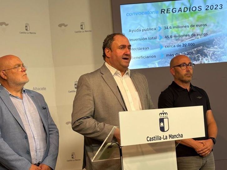 La Junta destina 34,6 millones de euros a modernizar y transformar 22.000 hectáreas de regadío