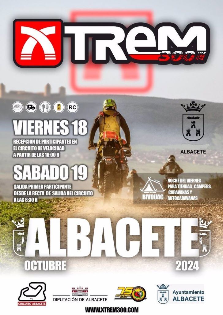 200 competidores del motociclismo se darán cita en la esperada Off Road en Albacete