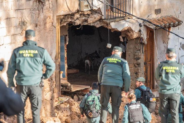 El Ejército de Tierra se une a la búsqueda de desaparecidos en Letur tras intensas lluvias