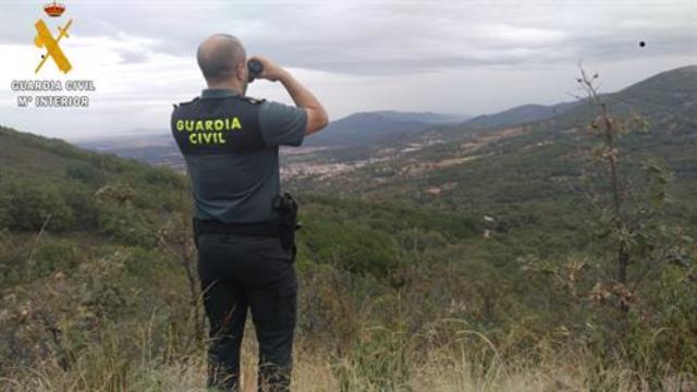 La Guardia Civil rescata a dos personas que se habían perdido en los Montes de Toledo