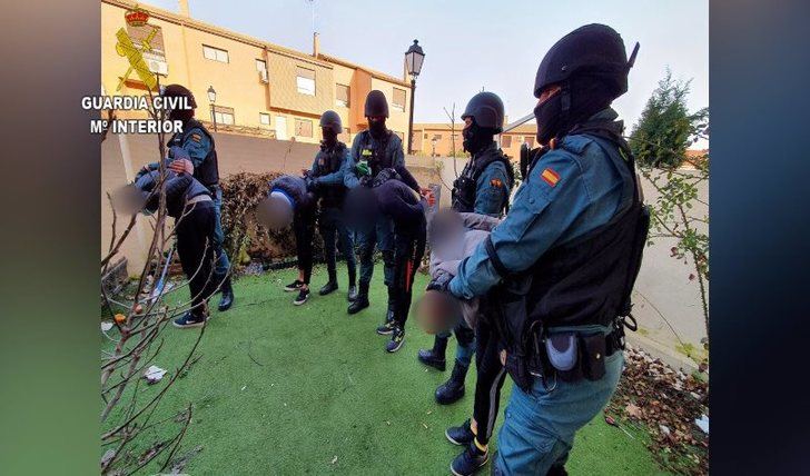 La Guardia Civil desarticula un grupo criminal por robar en 27 municipios de Toledo y Ciudad Real