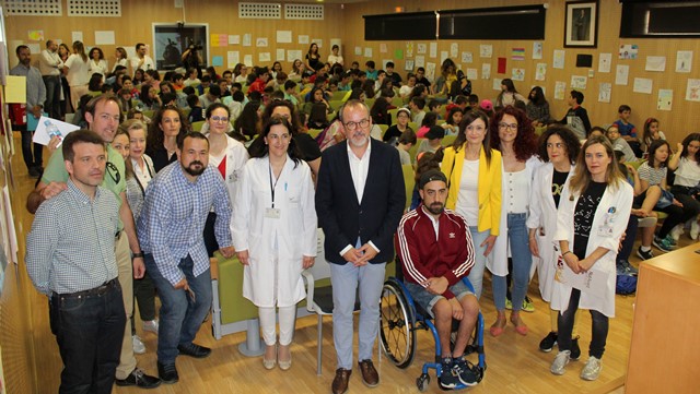 El Hospital General de Villarrobledo acoge unas jornadas para reforzar hábitos de vida saludables entre 450 alumnos