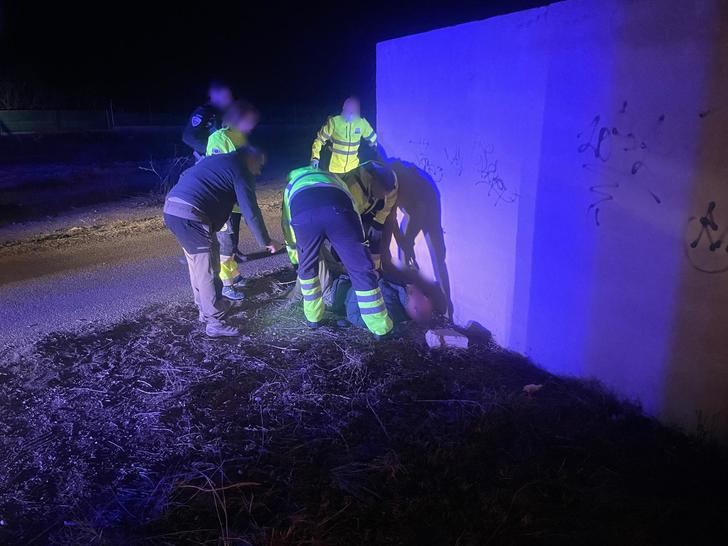 Atención urgente a una persona en Hellín