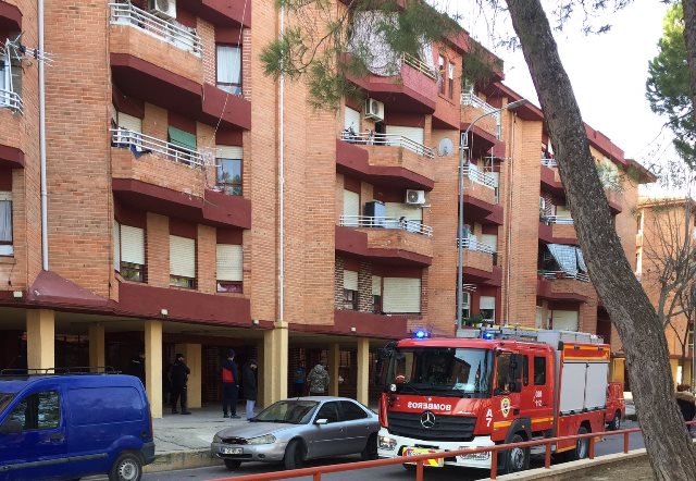 Una mujer resultó afectada por inhalación de humo en un incendio en ‘las seiscientas’, en Albacete