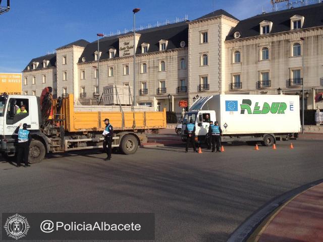 La Policía Local de Albacete participa la próxima semana en la Campaña sobre control de camiones, autobuses y furgonetas