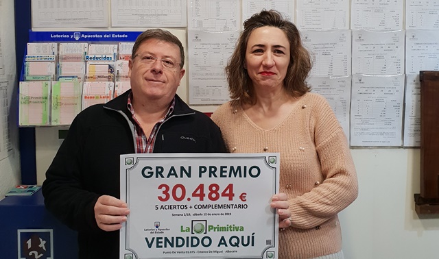 Más de 30.000 euros para un acertante de Albacete de 5 más complementario de la Primitiva