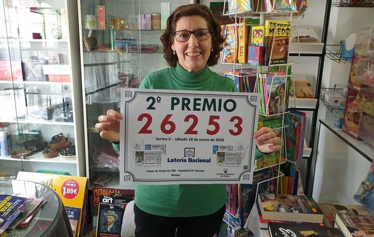 Vendido en Minaya (Albacete) el 26.253, segundo premio de la Lotería Nacional del sábado