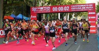 Aferdi y Kaoutar Boulaid ganaron la edición XXVII de la Media Maratón de Albacete