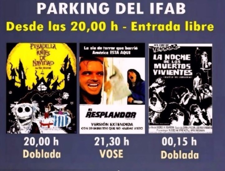 Albacete celebra su primer autocine con un maratón de películas de terror para Halloween