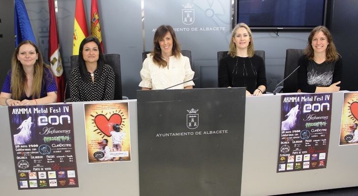 Concierto en favor de AFANION en Albacete de la asociación de mujeres rockeras