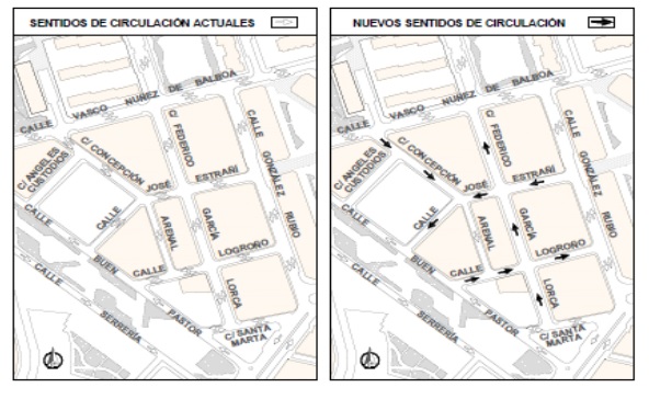 El Ayuntamiento de Albacete elimina el doble sentido en varias calles del barrio Polígono San Antón