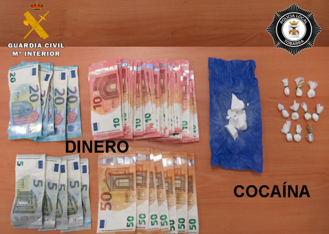 Dos personas, de 29 y 37 años, detenidas en Tobarra con casi 500 dosis de cocaína dispuesta para su venta