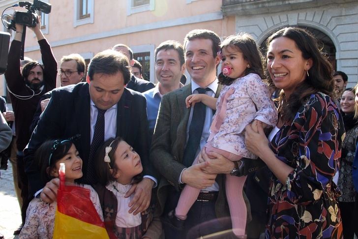 Casado y Abascal, en la provincia de Albacete en la novena jornada de campaña
