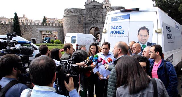 Paco Ñuñez (PP) recorrerá 77 municipios y hará 14.000 kilómetros en busca del voto para presidir Castilla-La Mancha