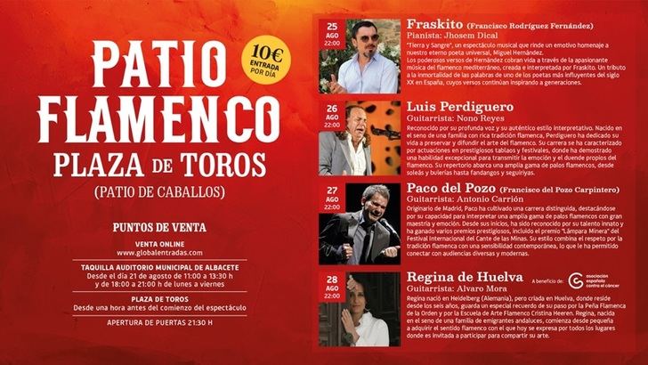 Una nueva edición de ‘Patio Flamenco’ de Albacete arranca con el cantante Fraskito