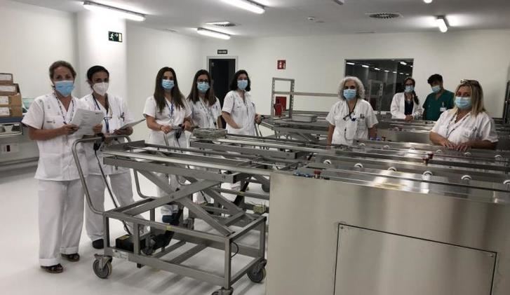 Comienza el Plan de Formación de los profesionales de la nueva central de esterilización del Hospital de Toledo