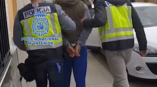 Imagen de archivo de una detención de la Policía Nacional