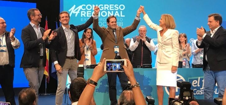 Núñez trabaja ya por hacer realidad la tercera victoria consecutiva del PP sobre el PSOE en Castilla-La Mancha
