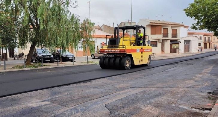 Una veintena de calles de Villarrobledo son reasfaltadas con una inversión de 120.000 euros de Ayuntamiento y Diputación