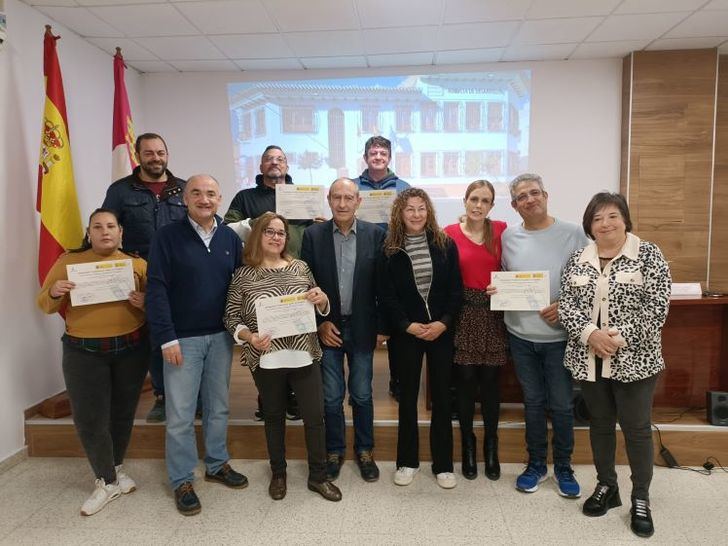 Clausura del Taller RECUAL en Villarrobledo: Ocho participantes reciben sus diplomas tras seis meses de formación