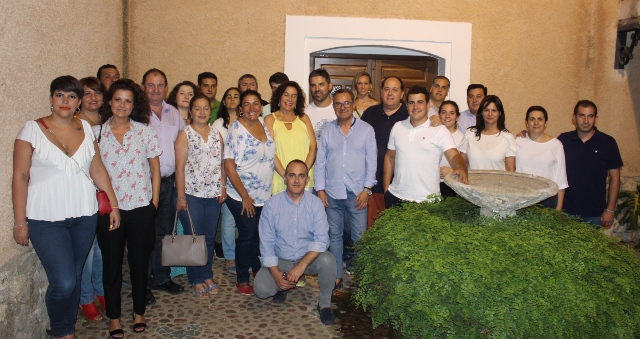 Reunión del Grupo Popular en la Diputación, Antonio Martínez, con alcaldes y portavoces de la Sierra del Segura y Campos de Hellín