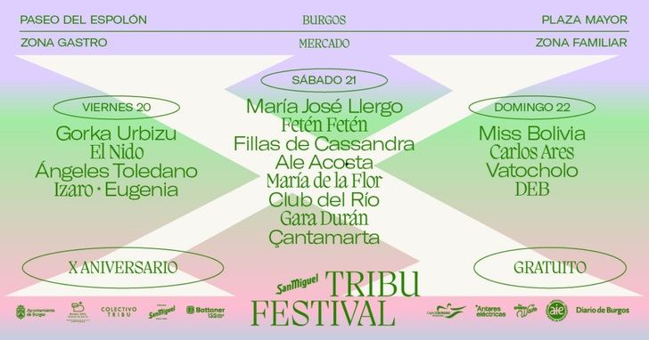 San Miguel Tribu Festival, el próximo fin de semana en Burgos con gran cartel musical