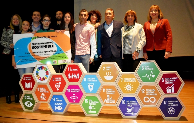 El I.E.S. Beneche de Yeste recibe el VIII Premio Agenda 21 Escolar-Horizonte 2030 de la Diputación de Albacete