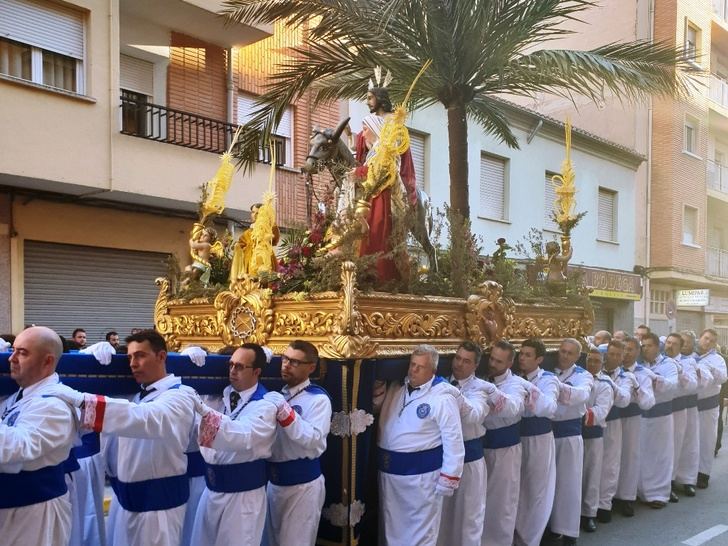 La Semana Santa de Albacete celebró la procesión de las Palmas