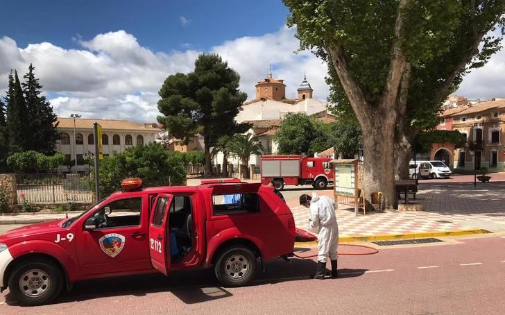 400 salidas de los bomberos del SEPEI de Albacete para tareas de desinfección en la provincia