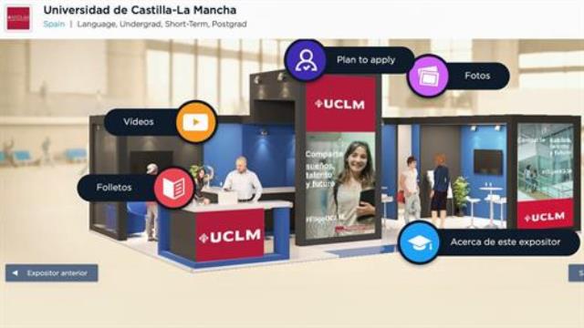 La UCLM expone su oferta académica y de servicios en la feria virtual 'Estudiar en España'
